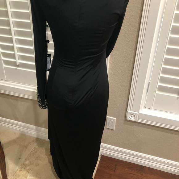 NWT Adrianna Papell Venetian Drape gown Size 2M - Picture 4 of 7